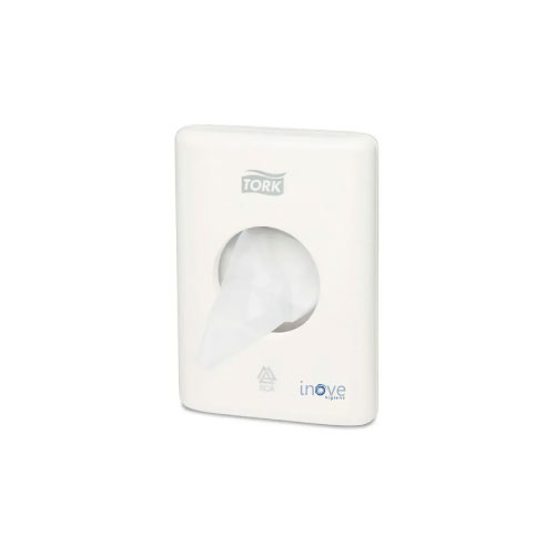 Dispenser-para-Coletor-de-Absorvente-Tork-branco